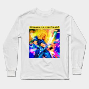 'Headbanging is my Cardio' Long Sleeve T-Shirt